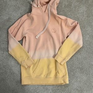 Ombré Ivory Ella Hoodie